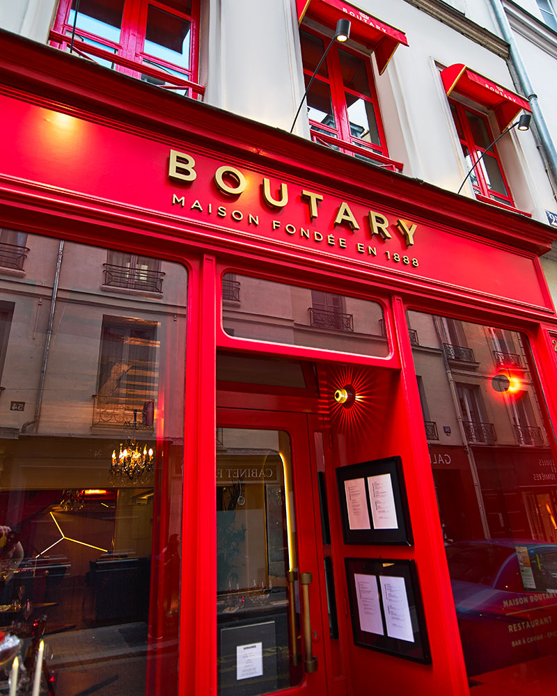 Restaurant Boutary Paris, extérieur